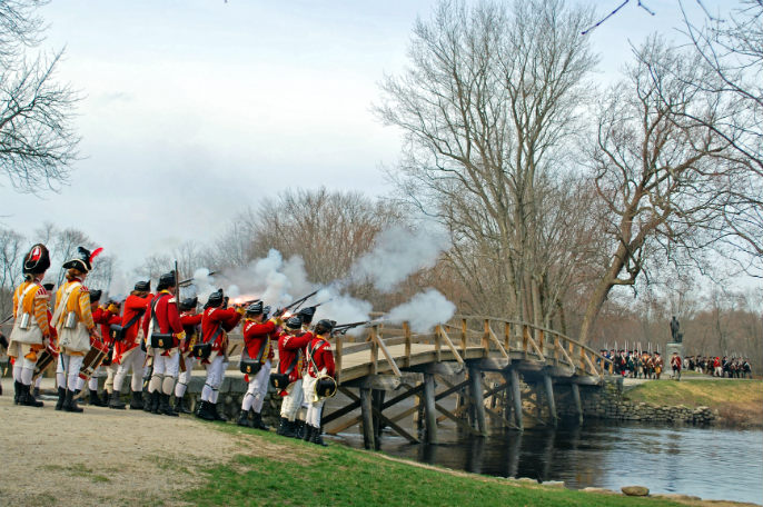 North Bridge Battle Commemoration Patriots Day_NPS