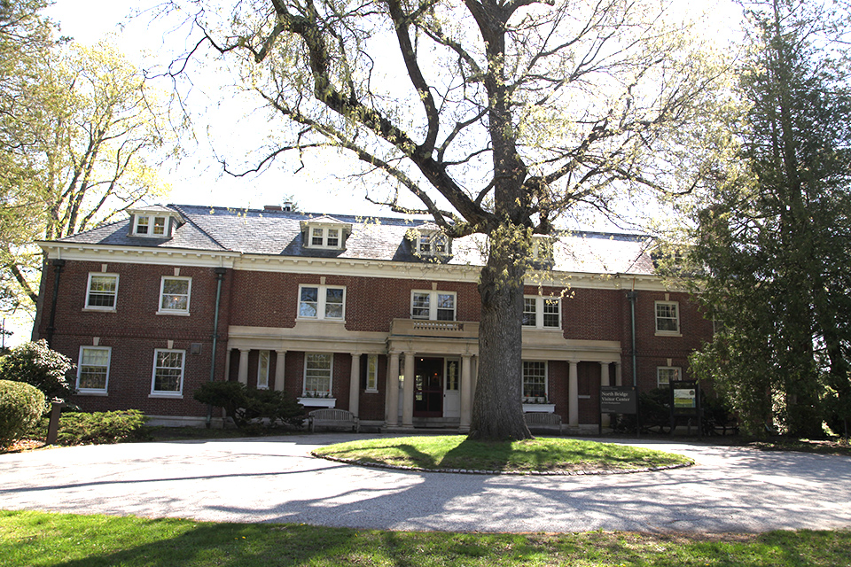 Red brick two story building