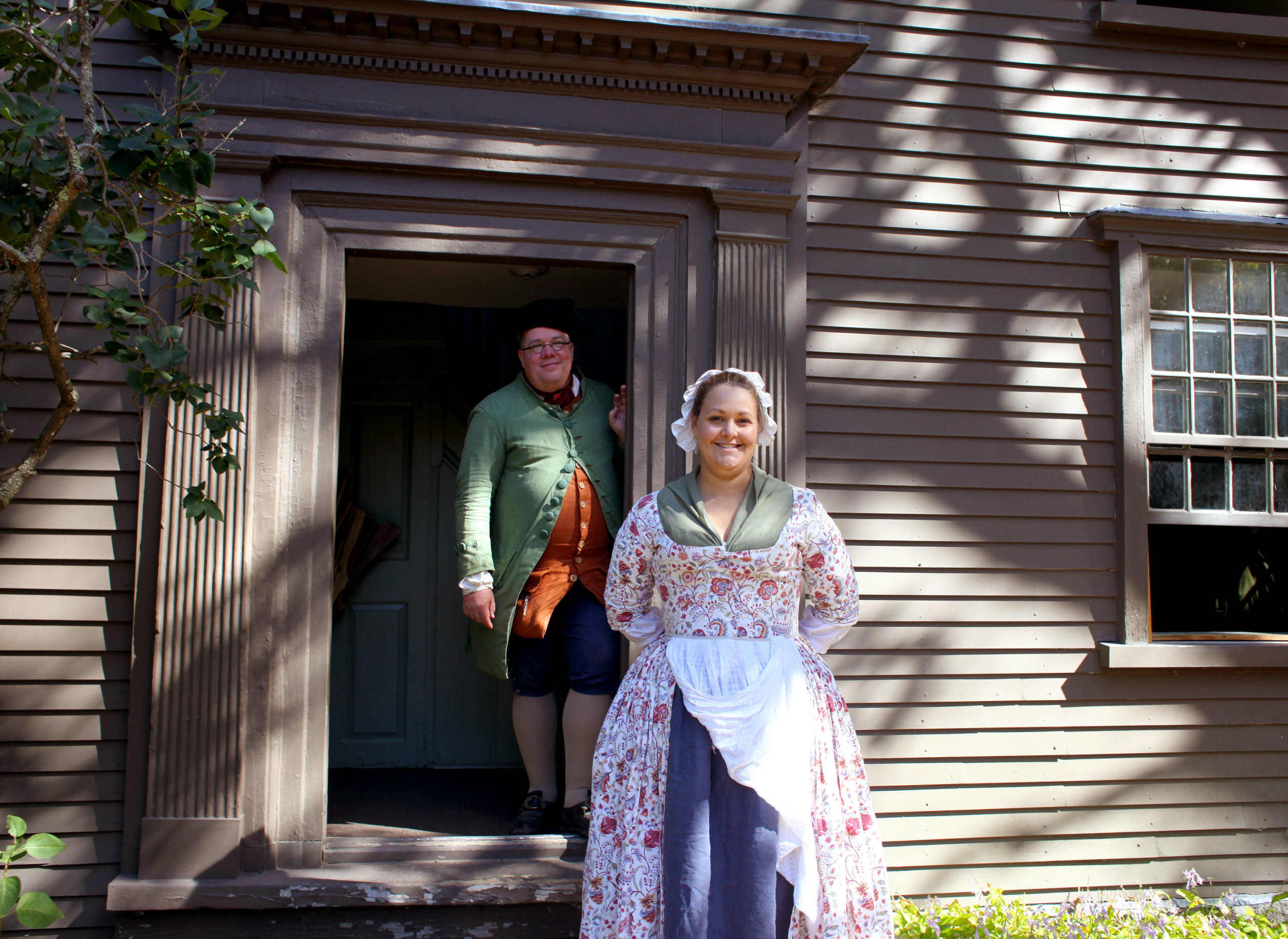 Park Ranger Rick and Monica greet you at the Whittemore House.