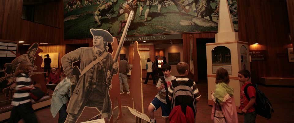 Minute Man Visitor Center lobby