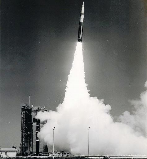 lt= A Minuteman II missile test launches