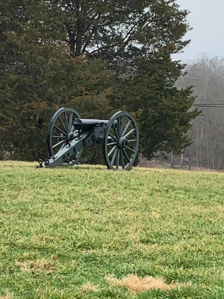 Artillery on Mill Springs Battlefield