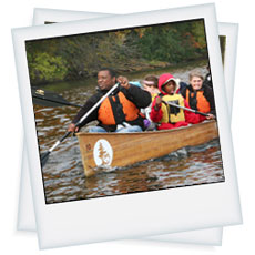 UWCA group paddling on the Mississippi River. UWCA group paddling on the Mississippi River.
