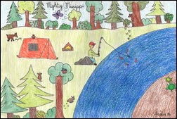 Artwork submitted to the Big River Art Contest. Artwork submitted to the Big River Art Contest.