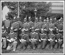 Buffalo Soliders stationed at Fort Snelling, 1883.