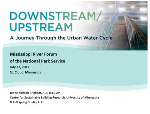 Downstream/Upstream Downstream/Upstream