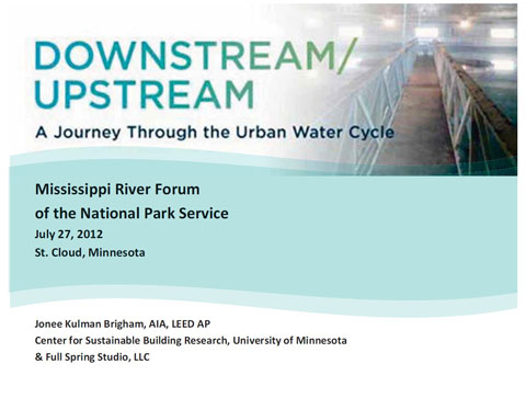 Downstream/Upstream