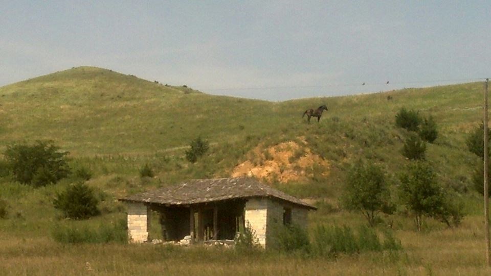 Ruined building that was once part of the Rising Hail Colony
