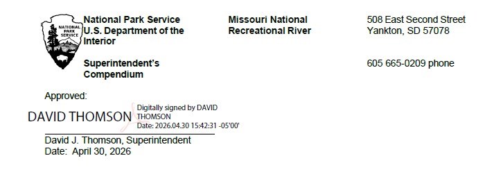 Superintendent David Thomson's Official Signature