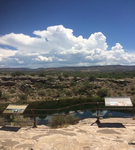 View of Montezuma Well from the rim