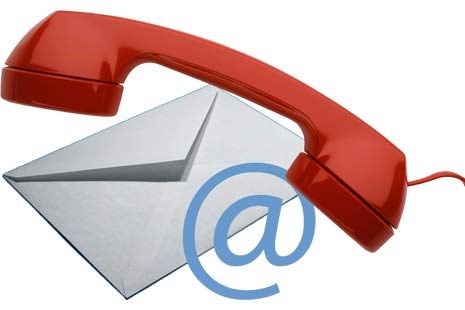 Phone, letter, email