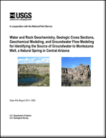 USGS report of geochemistry of MOWE water