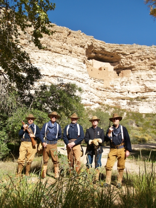 Rough Riders at Montezuma Castle