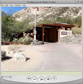 Parking Lot & Visitor Center