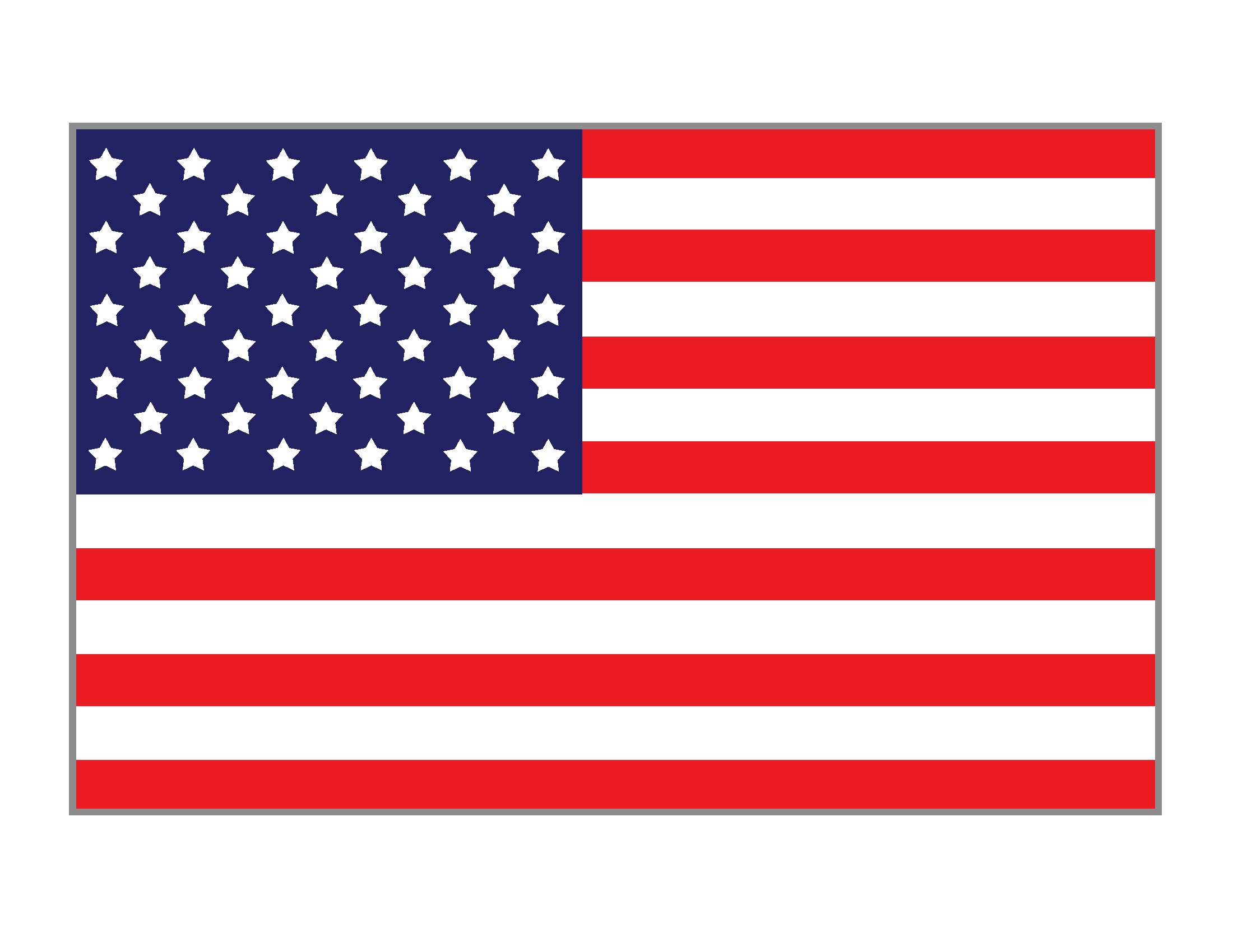 American Flag coloring page