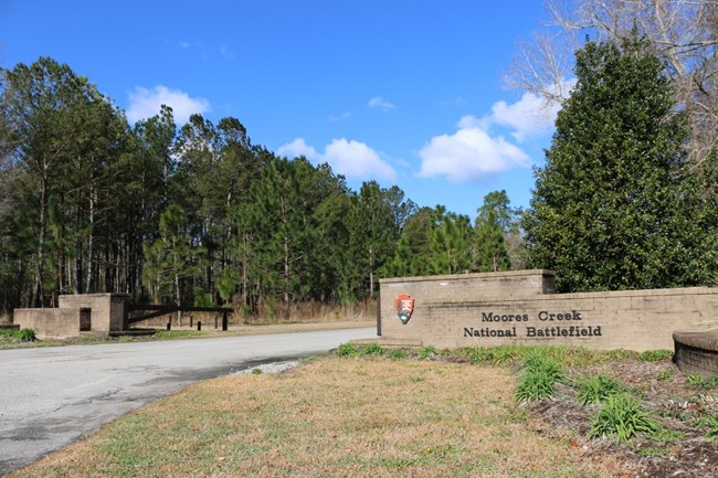 The Front Gate of Moores Creek National Battlefield