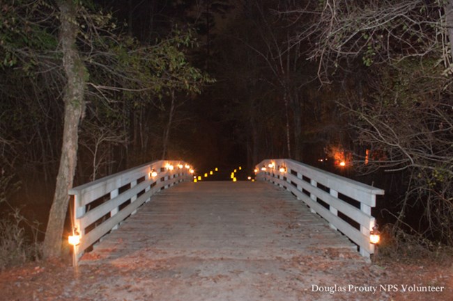 Bridge during Candlelight Tour