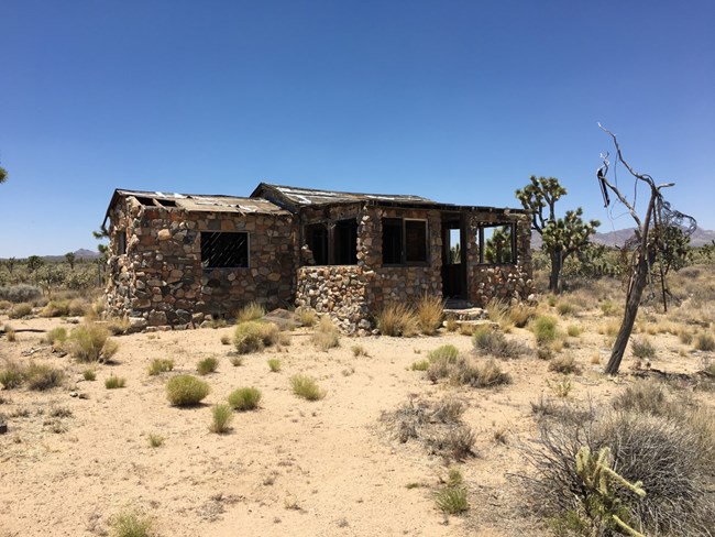 Stone ruins of a building