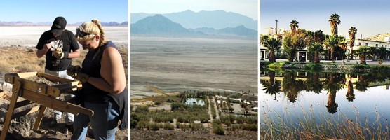 3 Scenes from the Desert Studies Center, Zzyzx, Calif.