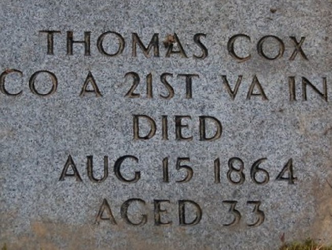 Cox Headstone