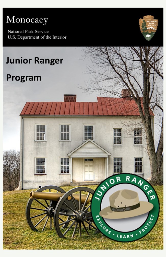 Cover of junior ranger activity book.