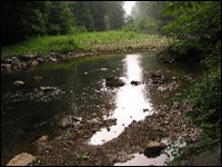 Small rocky creek.