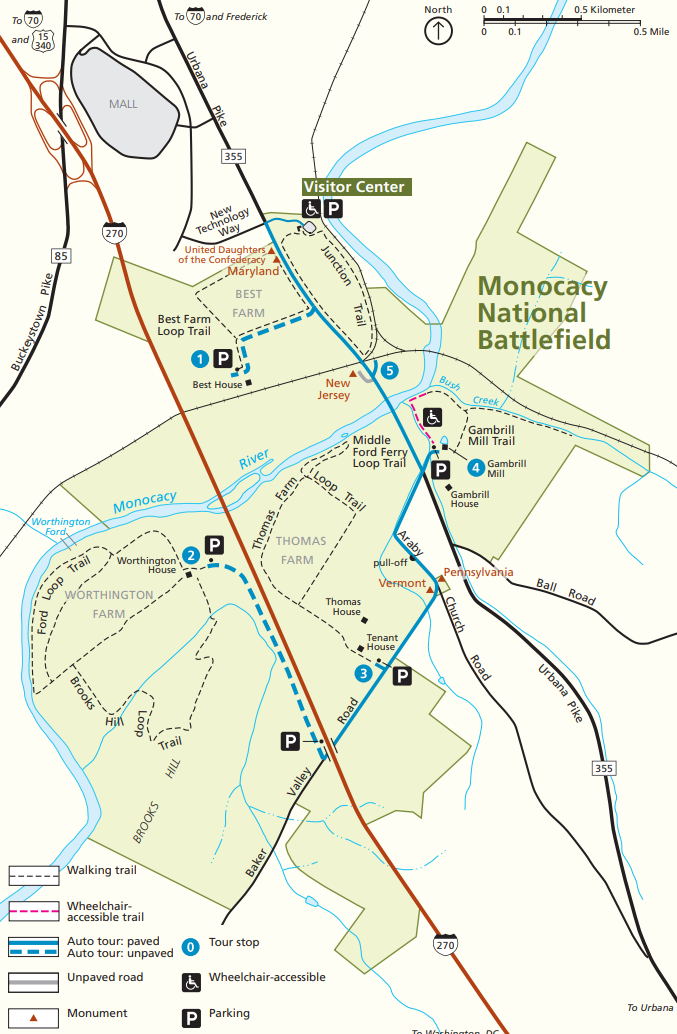Updated Monocacy Map