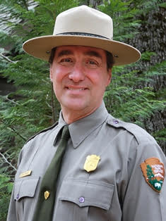 A man wearing a National Park Service uniform