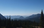 Looking over the Nisqually Valley from Paradise. Thumbnail photo taken from webcam on October 11, 2012.