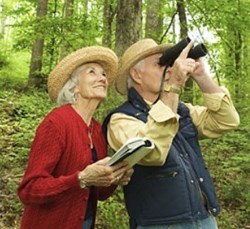 Bird watching is a great outdoor activity all year long.