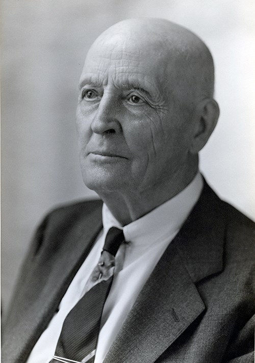 Black and white photograph of Doane Robinson. Black and white photograph of Doane Robinson.