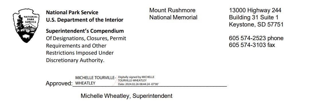 Header page of Superintendent's Compendium with Superintendent Michelle Tourville-Wheatley's digital signature.