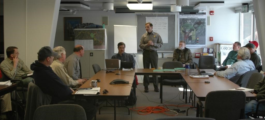 National Park Service Rapid Resource Assessment Team meeting to develop mountain pine beetle action plan.