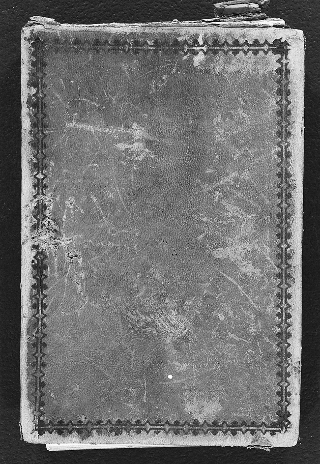 An image of Thomas Moran's Diary - back cover