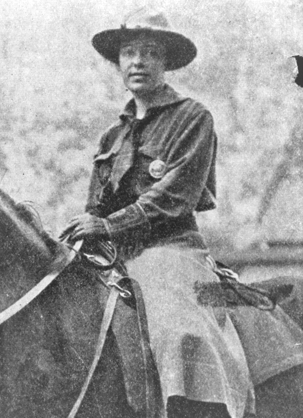 Photo of  National Park Service ranger wearing a badge
