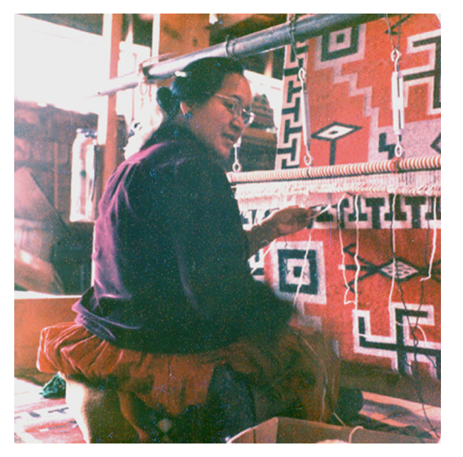 Image of Sadie Curtis Weaving