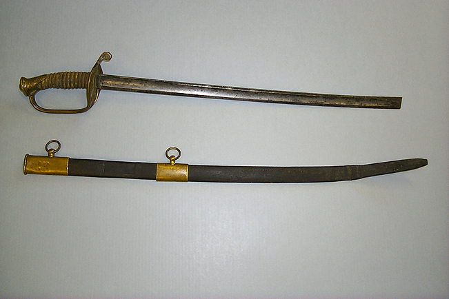 Image of Civil War sword and scabbard