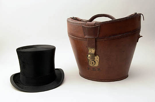 An imageImage of Franklin Delano Roosevelt's Inaugural Top Hat and Case