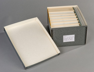 This image shows an example of rehousing packaging