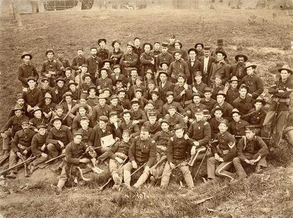 Company C, 6th Infantry Regiment, Illinois Volunteers, Spanish-American War, c1898