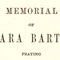 Memorial of Clara Barton, Praying”