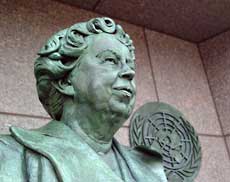 Eleanor Roosevelt by Neil Estern, FDR Memorial