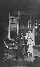 FDR and ER in Hyde Park, NY, 1922