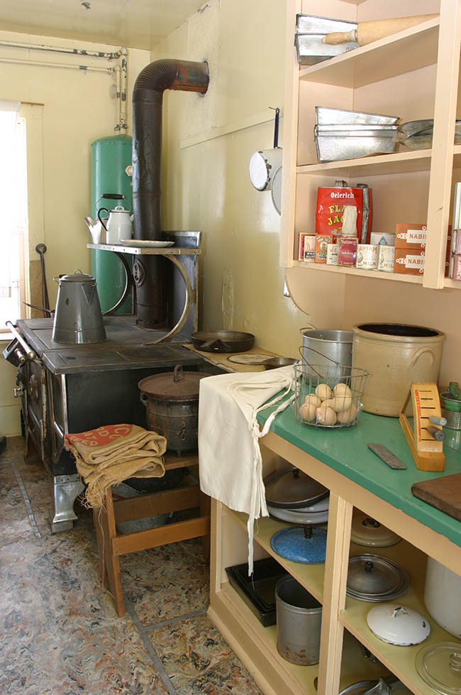 Bunkhouse Kitchen at Grant-Kohrs Ranch National Historic Site