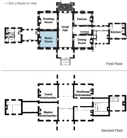 Hampton National Historic Site Floor Layout