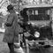 Helen Ridgely with her Automobile at Hampton