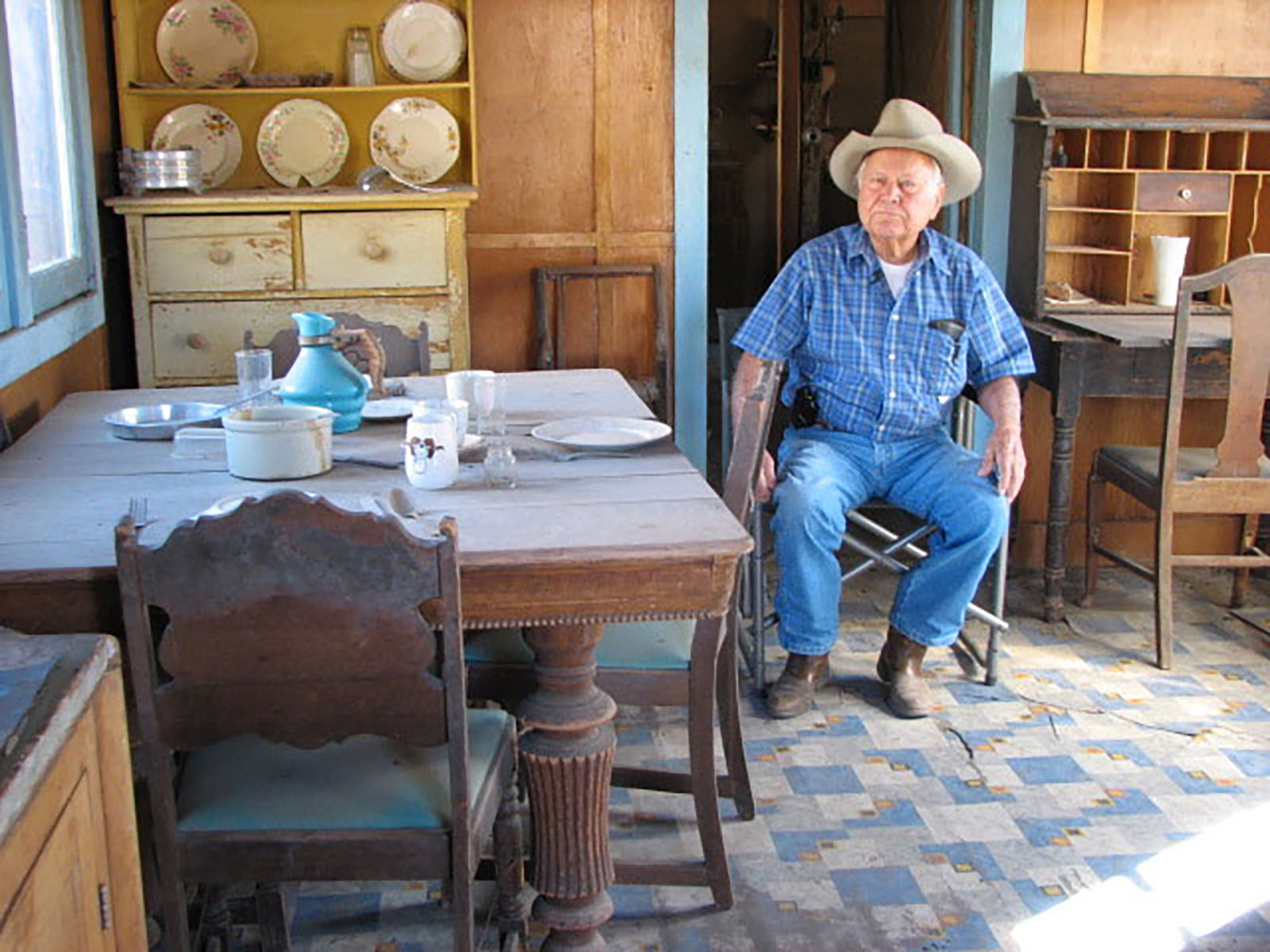 Willis Keys in the main house kitchen