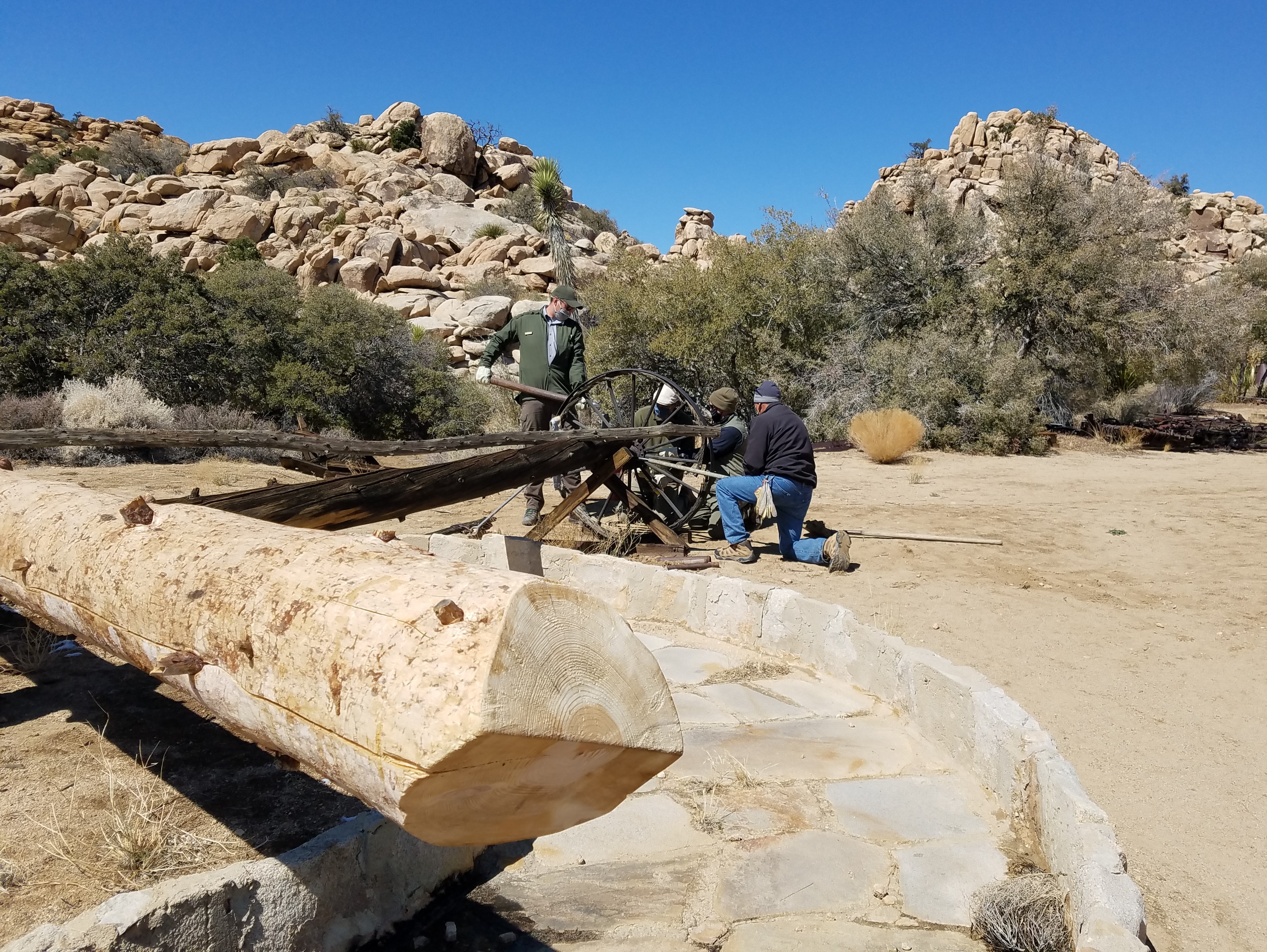 Stabilization project at the Silver Bell Mine