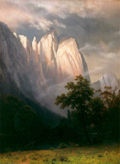 Image of painting titled Cathedral Rocks, Yosemite
