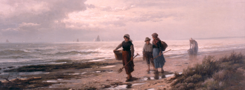 Image of painting titled Clam Gatherers